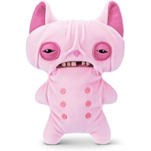 Fuggler Alley Cats 9-Inch Plush Toy (Wrinkle Mcstinkles) by ZURU ?C Funny Ugly Monster Stuffed Animal with Human-Like Teeth. Collectible Plush for Kids. Tweens. Teens. Adults & Cat-Loving Weirdos