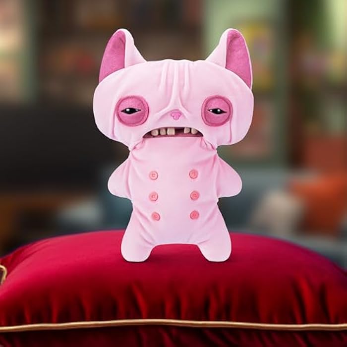 Fuggler Alley Cats 9-Inch Plush Toy (Wrinkle Mcstinkles) by ZURU ?C Funny Ugly Monster Stuffed Animal with Human-Like Teeth. Collectible Plush for Kids. Tweens. Teens. Adults & Cat-Loving Weirdos - Image 3