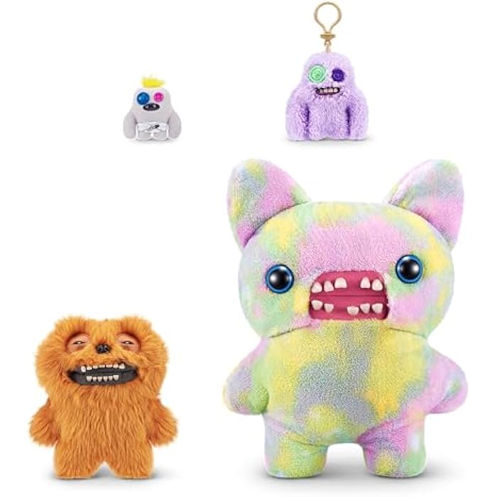 Fuggler Fart Face 9-inch Assortment Series 1 (Count Underoo Mcgoo - Long Pile) by ZURU. Funny Ugly Monster Plush Toy - Image 4