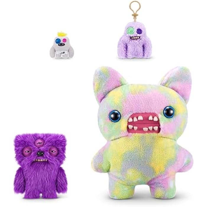 Fuggler Fart Face 9-inch Assortment Series 1 (Alien - Long Pile) by ZURU. Funny Ugly Monster Plush Toy - Image 5