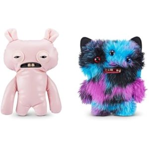 Fuggler Butt Ugly Pets 9-inch Series 1 by ZURU. Funny Ugly Monster Plush Toy (Uncladimir Tootin Cat. Reek-o Cat)