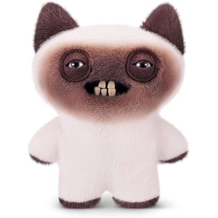 Fuggler Alley Cats 9-Inch Plush Toy (Yawper) by ZURU ?C Funny Ugly Monster Stuffed Animal with Human-Like Teeth. Collectible Plush for Kids. Tweens. Teens. Adults & Cat-Loving Weirdos