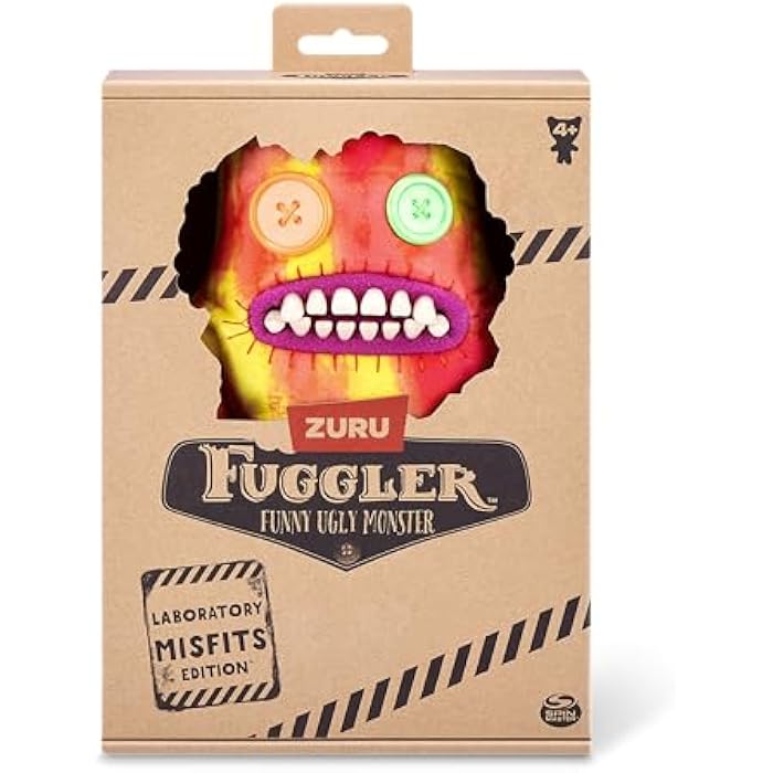 Fuggler Laboratory Misfits by ZURU Funny Ugly Monster. Plush. Collectible. Silly. Toy (Sasquoosh) - Image 2