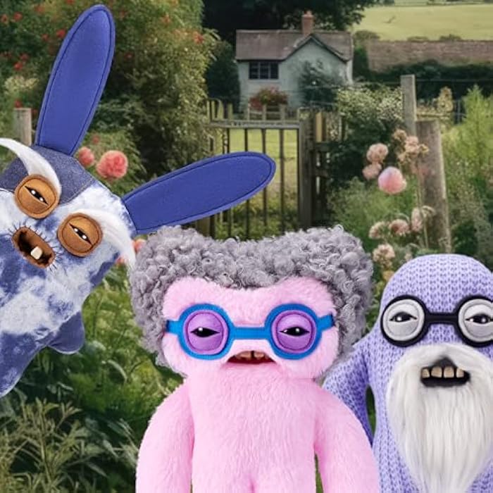 Fuggler Old Fogies 9-Inch Plush Toy (Squidge) by ZURU ?C Funny Ugly Monster Stuffed Animal with Human-Like Teeth. Collectible Plush for Kids. Tweens. Teens. Adults & Weird Toy Lovers - Image 4