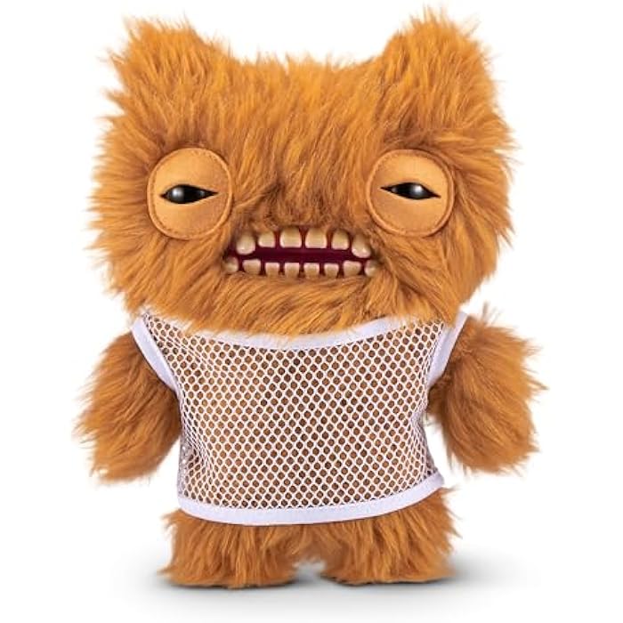Fuggler Vacay Vibes by ZURU. Funny Ugly Monster. Plush. Collectible. Toy (Munch Munch - Ginger)