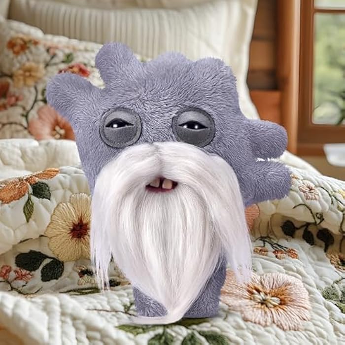 Fuggler Old Fogies 9-Inch Plush Toy (Captain Cardiac) by ZURU ?C Funny Ugly Monster Stuffed Animal with Human-Like Teeth. Collectible Plush for Kids. Tweens. Teens. Adults & Weird Toy Lovers - Image 3