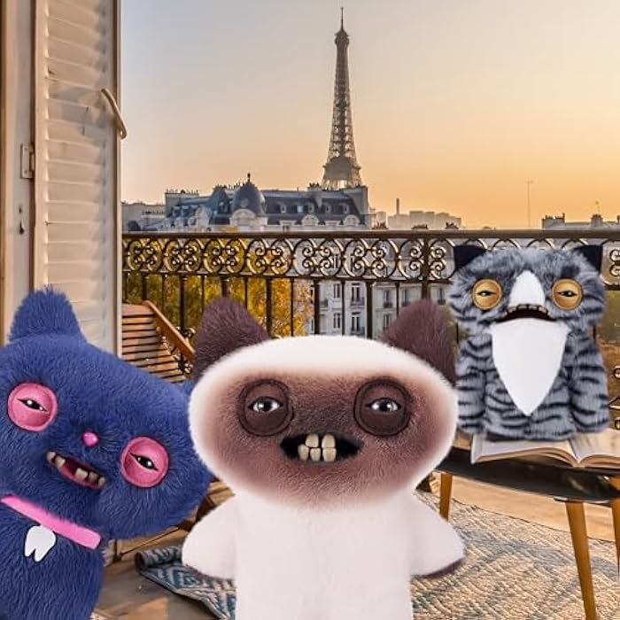 Fuggler Alley Cats 9-Inch Plush Toy (Yawper) by ZURU ?C Funny Ugly Monster Stuffed Animal with Human-Like Teeth. Collectible Plush for Kids. Tweens. Teens. Adults & Cat-Loving Weirdos - Image 4