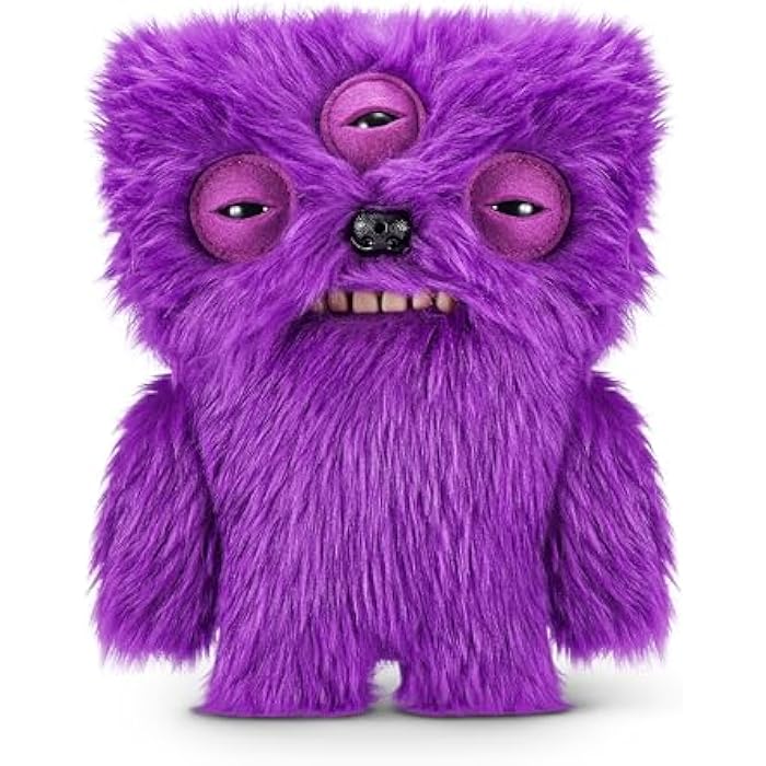 Fuggler Fart Face 9-inch Assortment Series 1 (Alien - Long Pile) by ZURU. Funny Ugly Monster Plush Toy